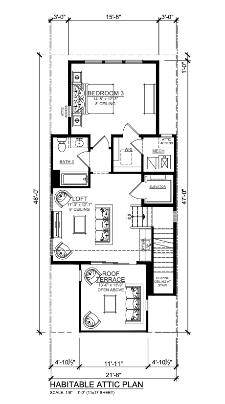 Habitable Attic Floor 